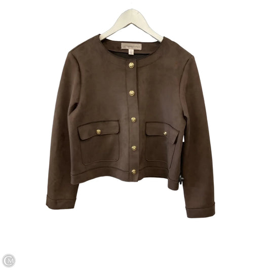 Jacket Other By Catherine Malandrino In Brown, Size: L