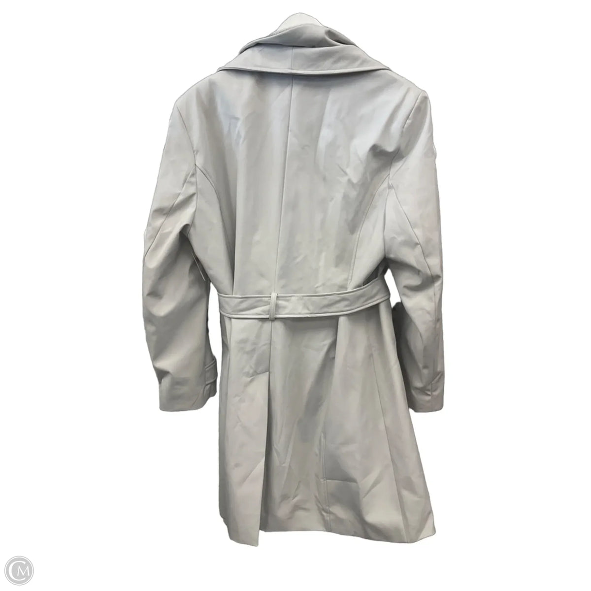 Coat Designer By Halston In Grey, Size: Xl