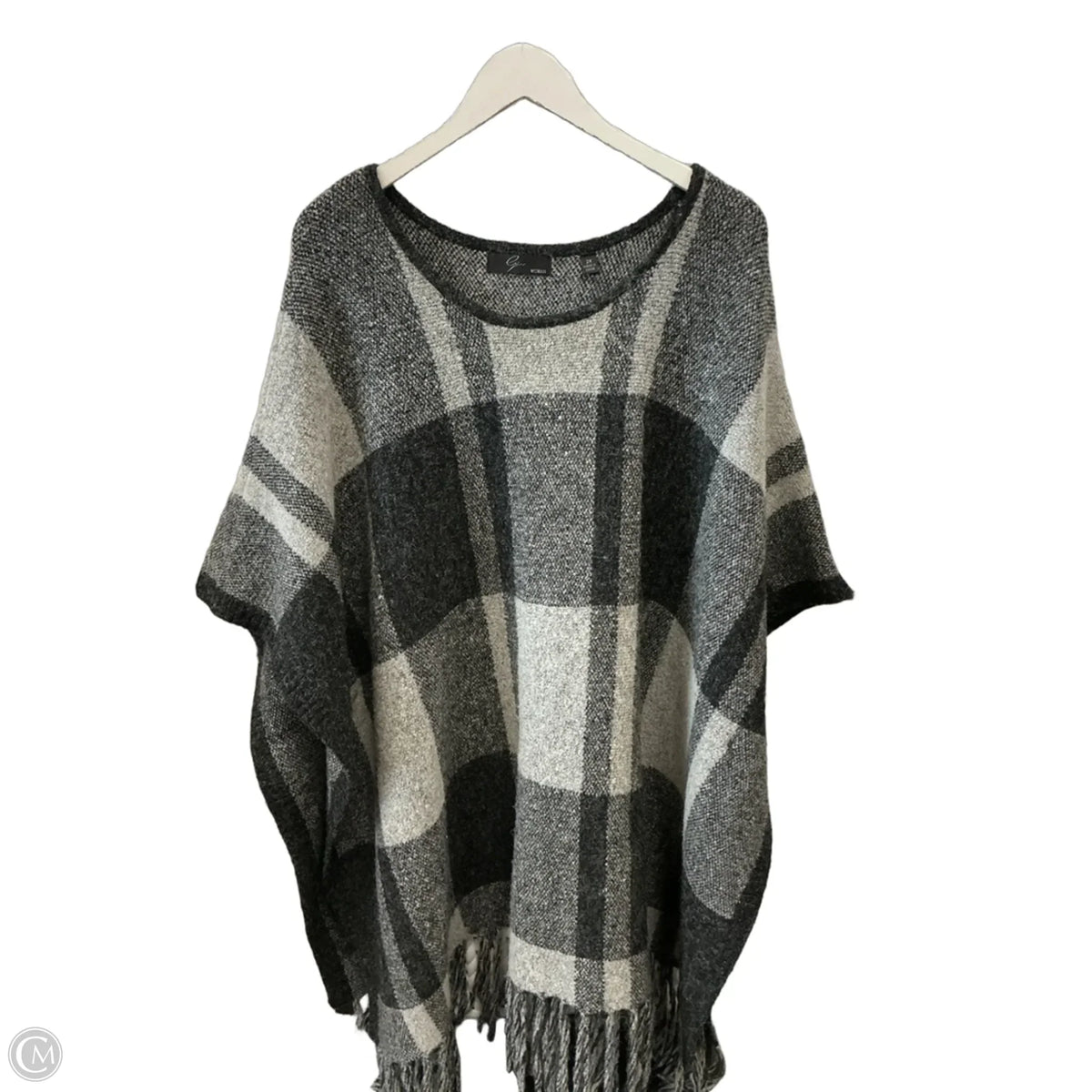 Poncho By Cyrus In Grey, Size: 2x