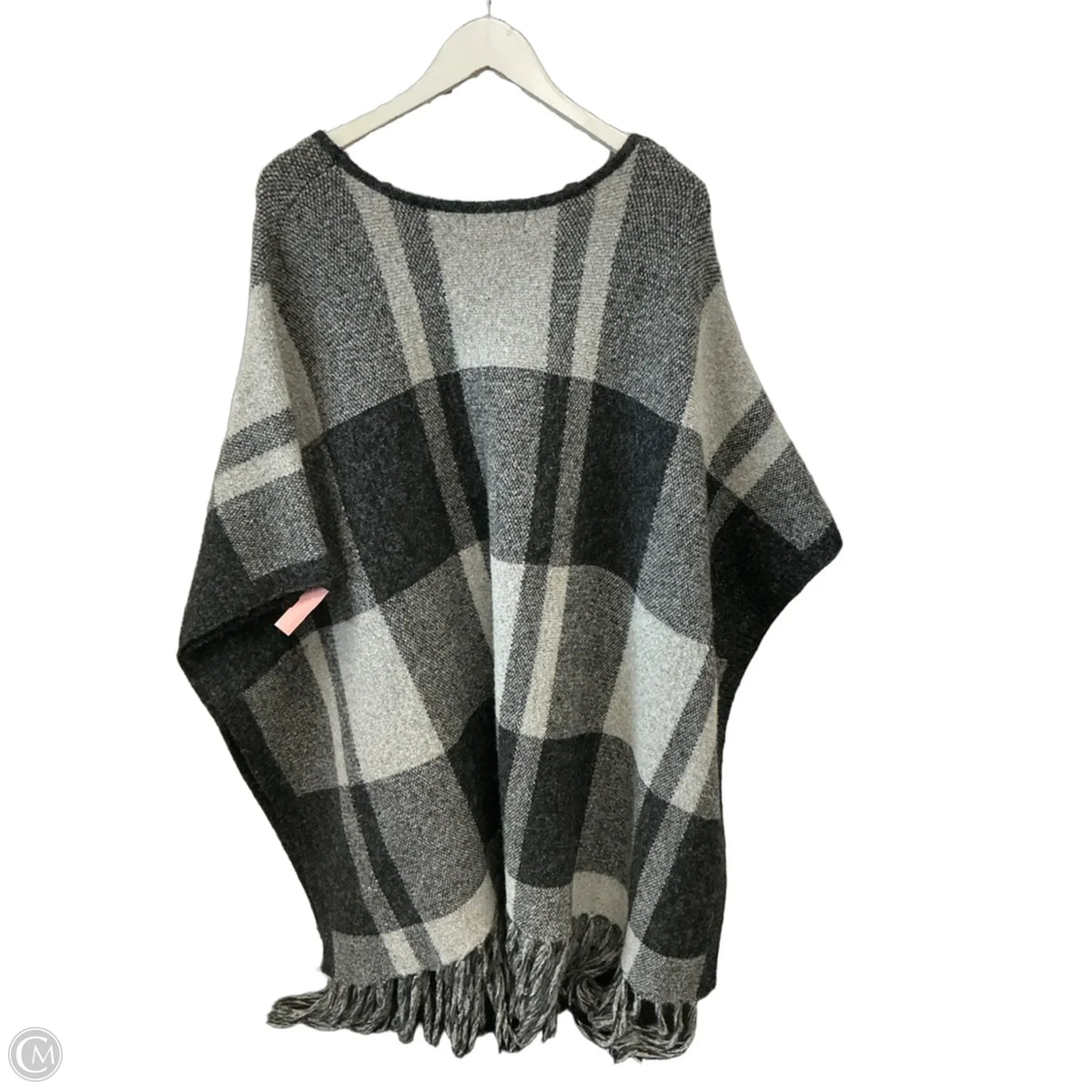 Poncho By Cyrus In Grey, Size: 2x