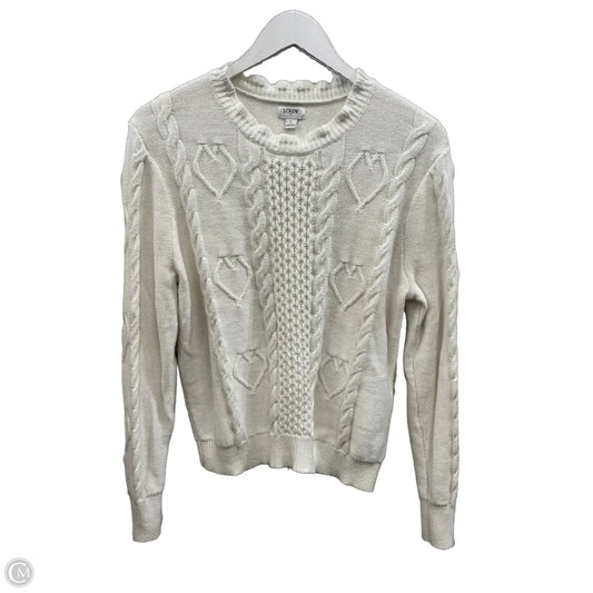 Sweater By J. Crew In White, Size: L