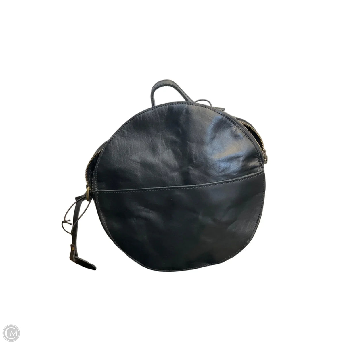 Crossbody Leather By Clothes Mentor, Size: Medium