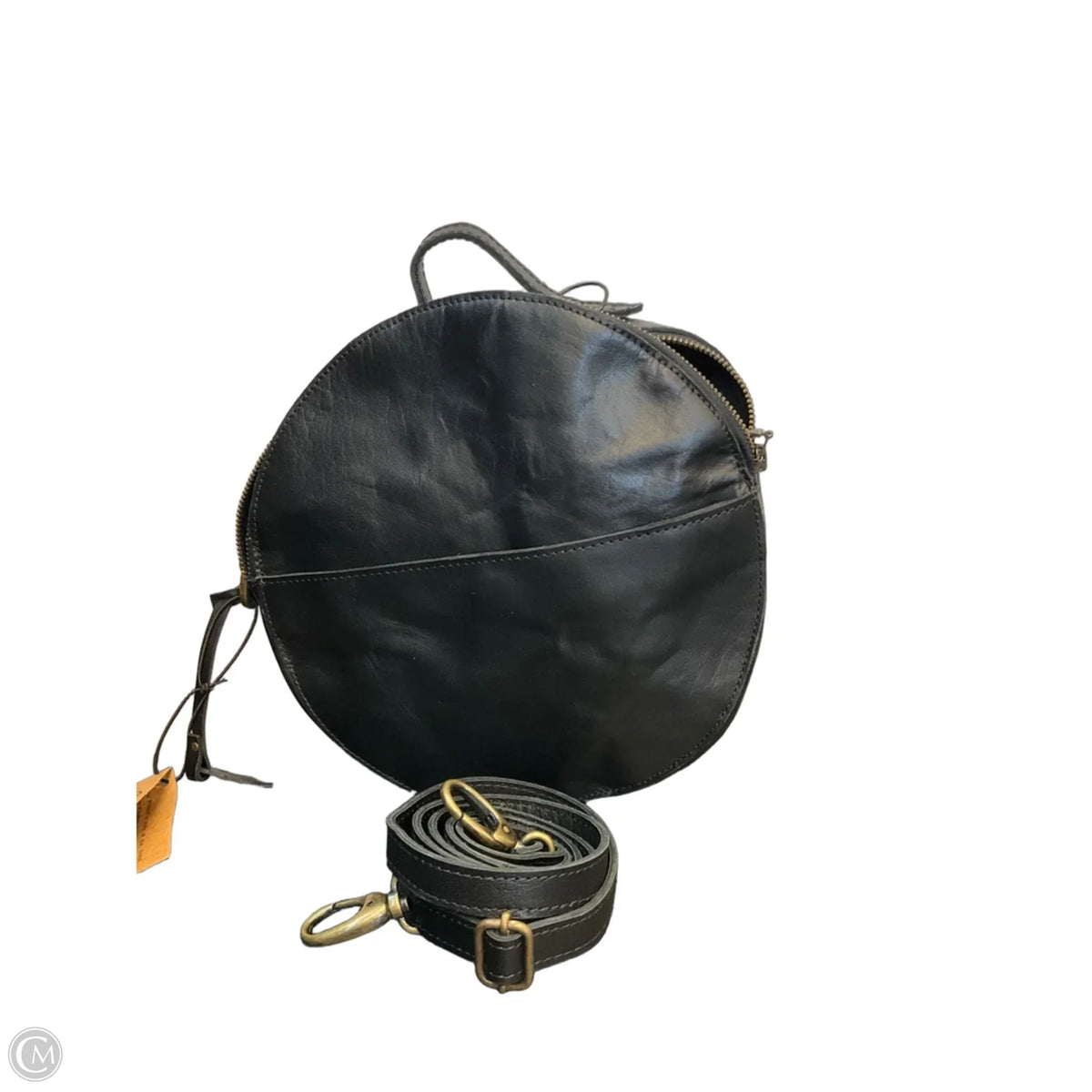 Crossbody Leather By Clothes Mentor, Size: Medium