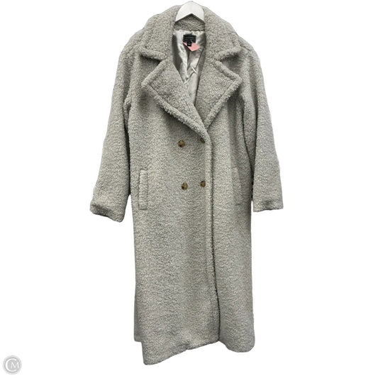 Coat Faux Fur & Sherpa By G By Giuliana In Grey, Size: Xl