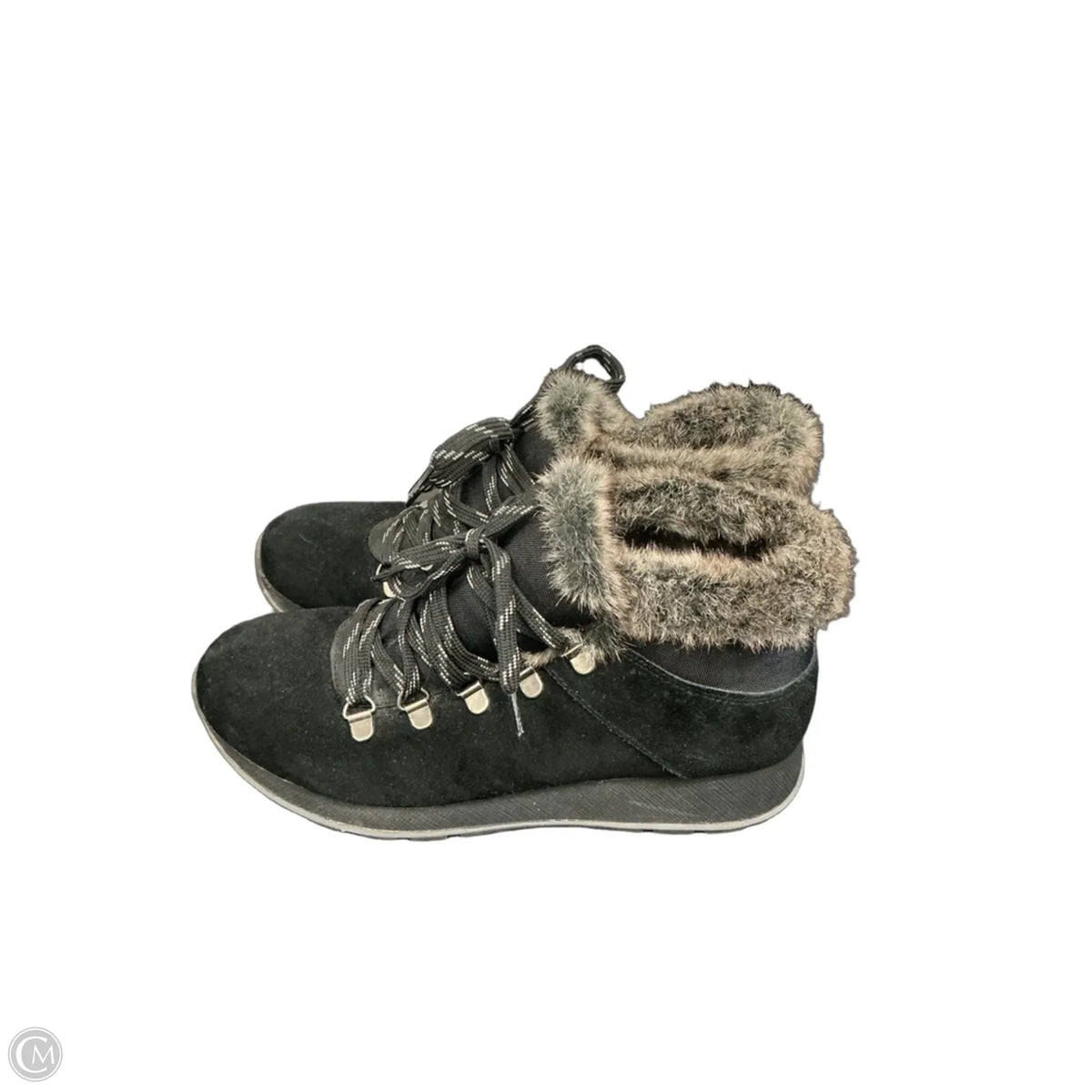 Boots Ankle Flats By Bare Traps In Black, Size: 8