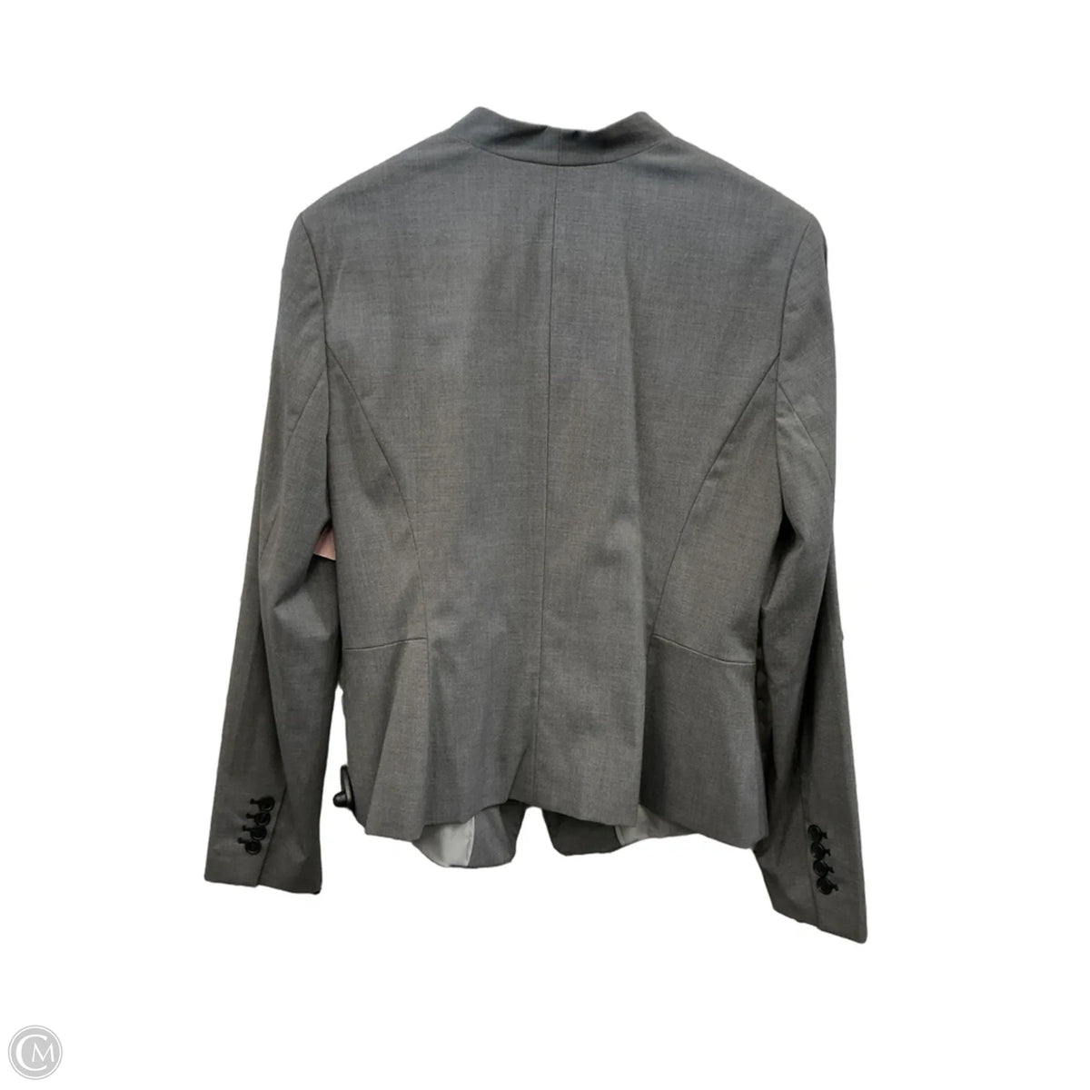 Blazer By Ann Taylor In Grey, Size: L