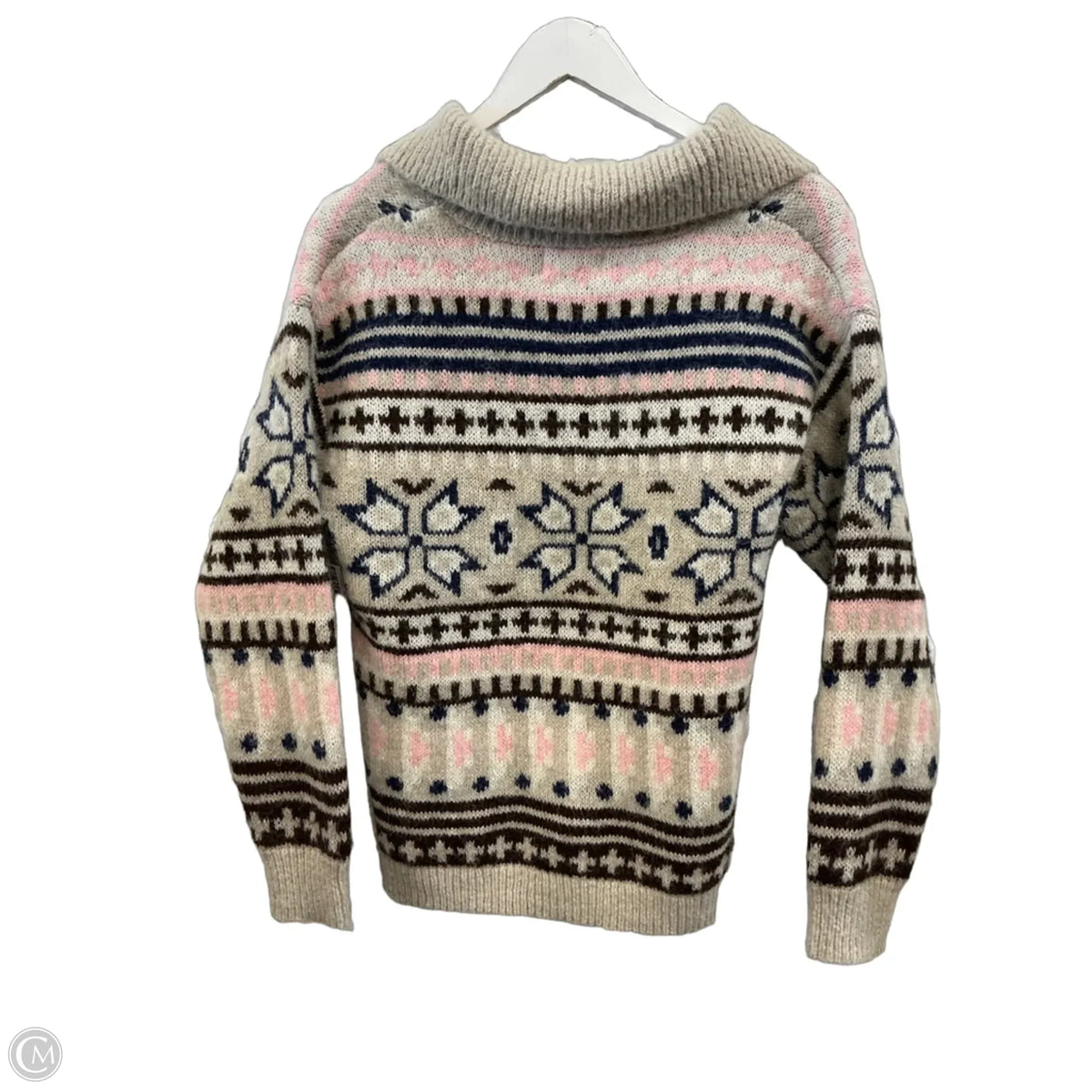 Sweater Cardigan By Universal Thread In Brown, Size: M