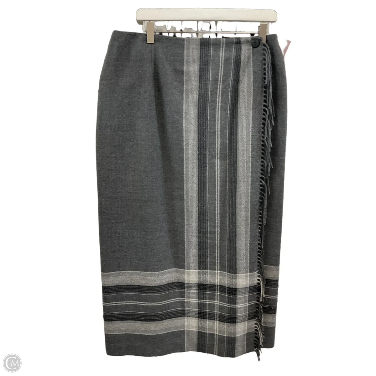 Skirt Maxi By Talbots In Grey, Size: 16