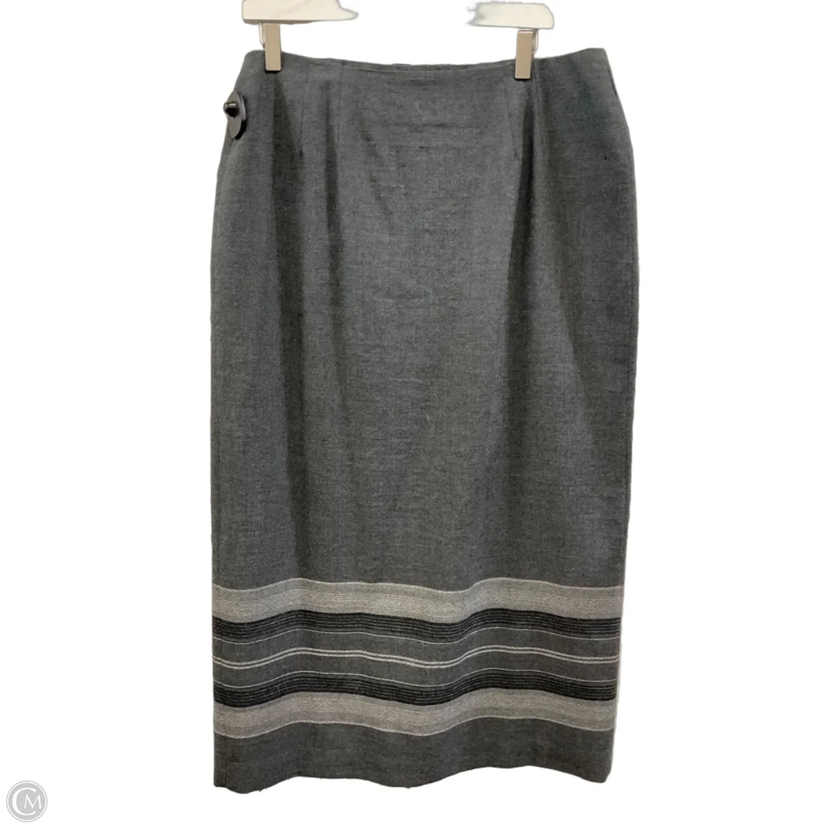 Skirt Maxi By Talbots In Grey, Size: 16
