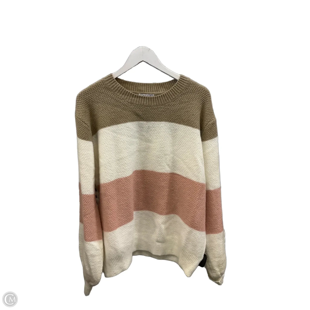 Sweater By White Birch In Striped Pattern, Size: L