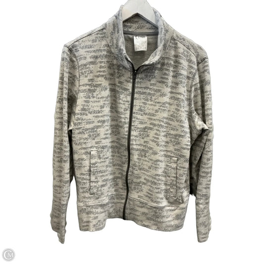 Athletic Jacket By Zyia In Grey, Size: Xl