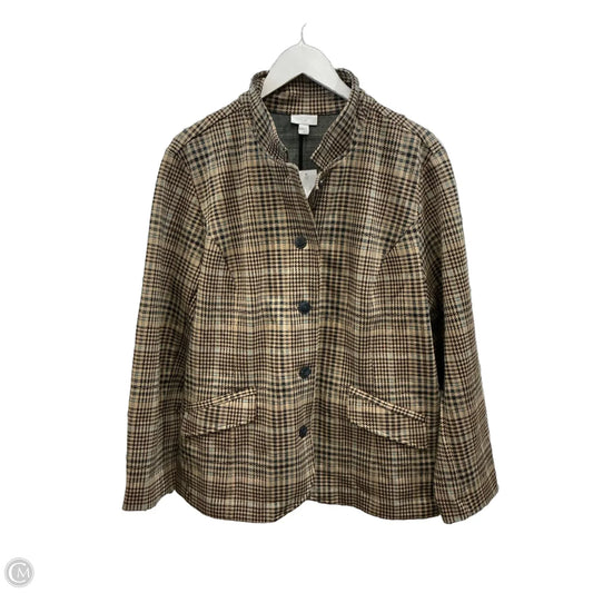 Blazer By J. Jill In Brown, Size: 2x