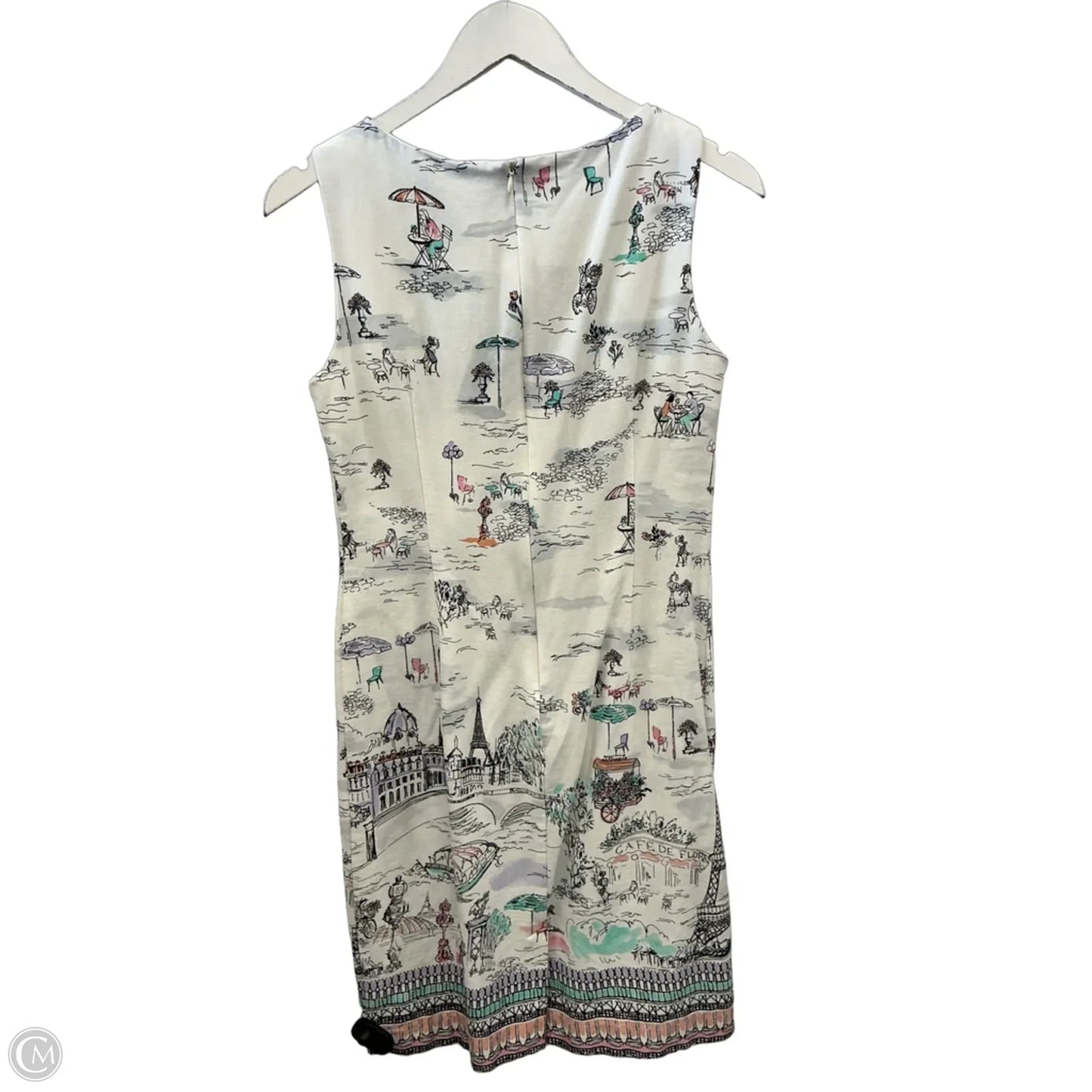 Dress Casual Midi By Clothes Mentor In White, Size: S