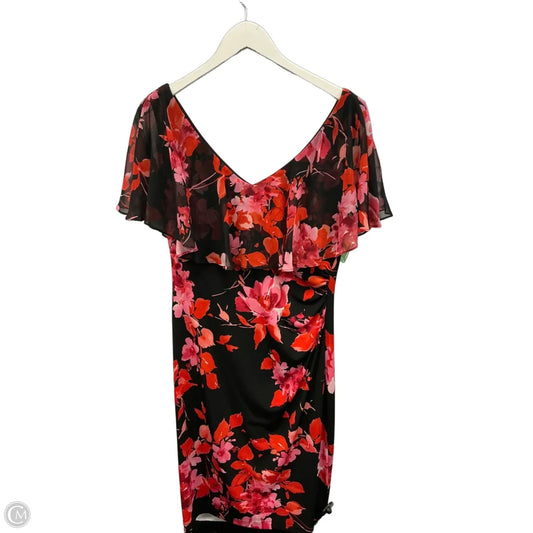 Dress Party Short By Connected Apparel In Floral Print, Size: M