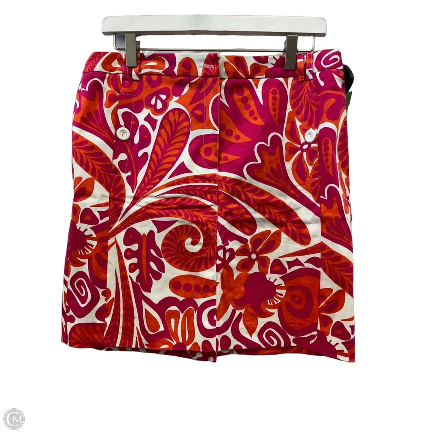 Skirt Mini & Short By Elliott Lauren In Orange & Pink, Size: S