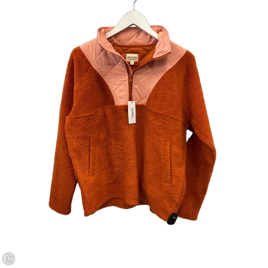 Jacket Fleece By Vera Bradley In Orange, Size: S