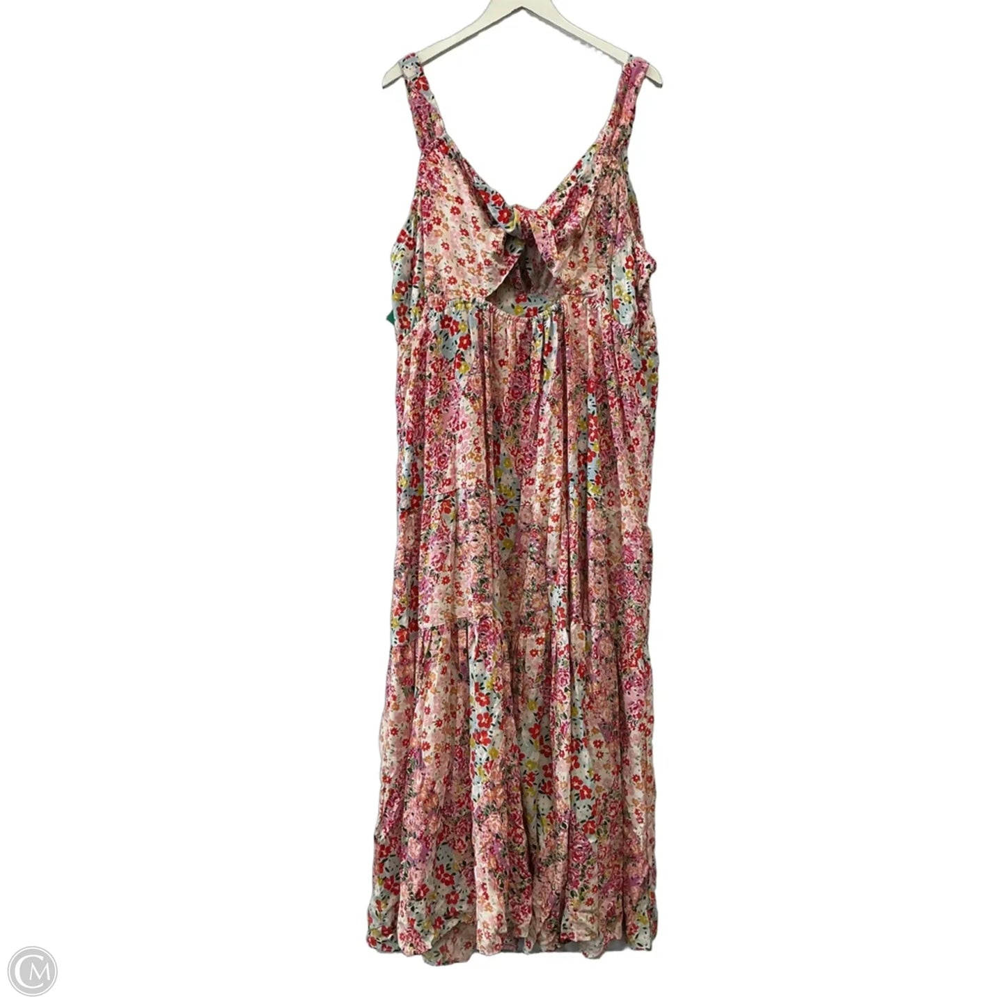 Dress Casual Maxi By Angie In Floral Print, Size: 2x