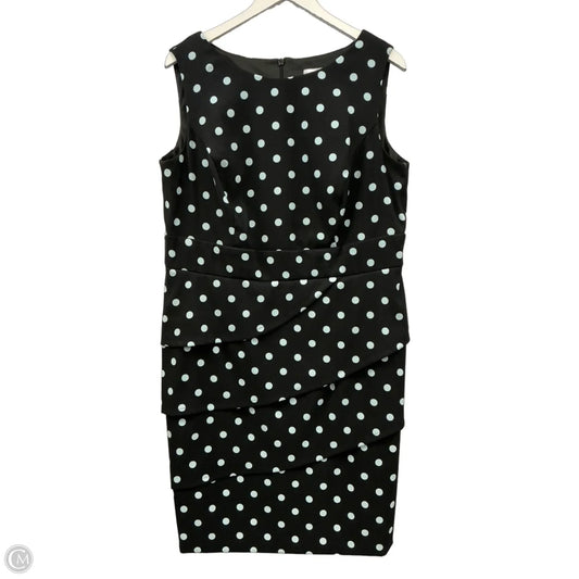 Dress Casual Midi By Clothes Mentor In Polkadot Pattern, Size: L