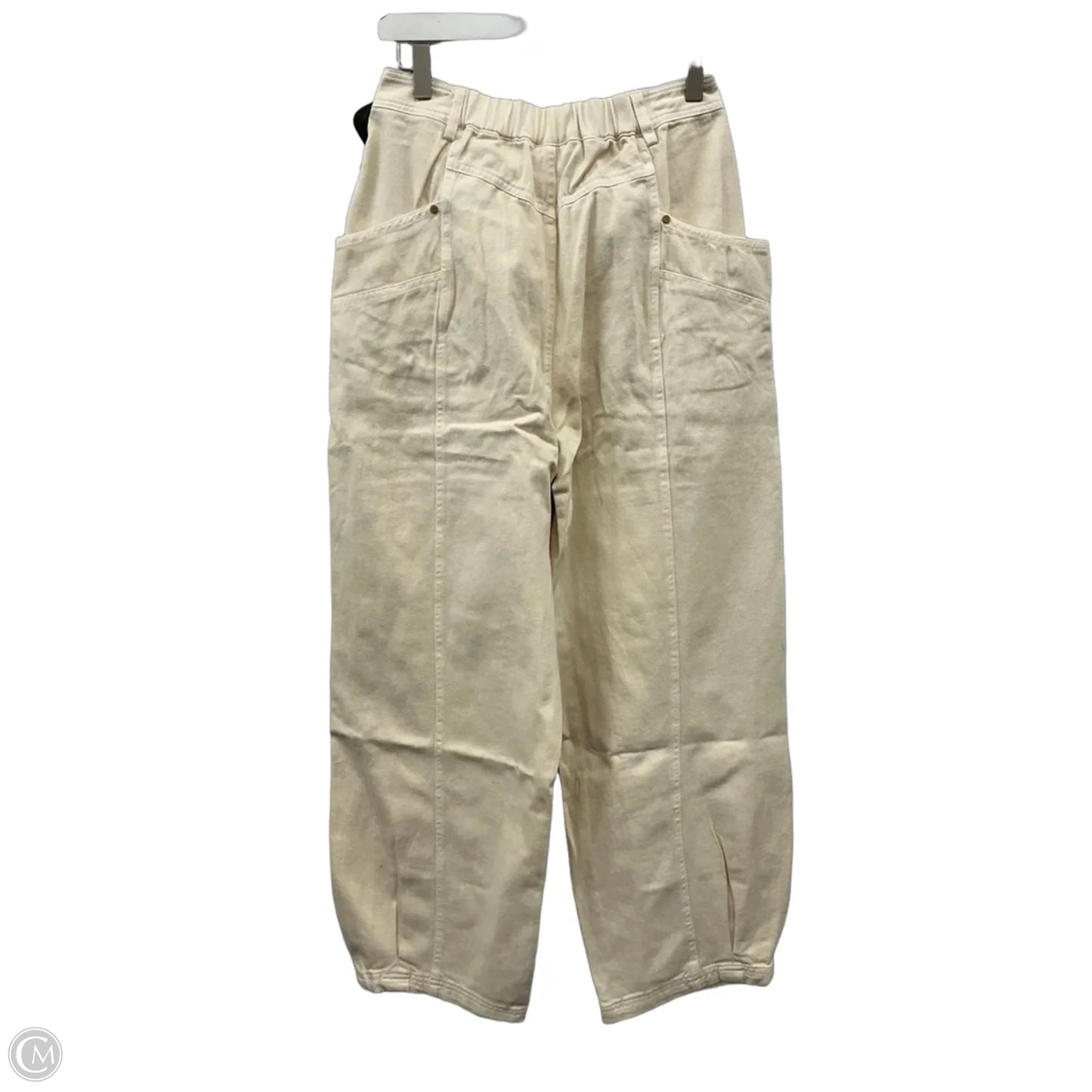 Jeans Wide Leg By Clothes Mentor In Beige, Size: 8
