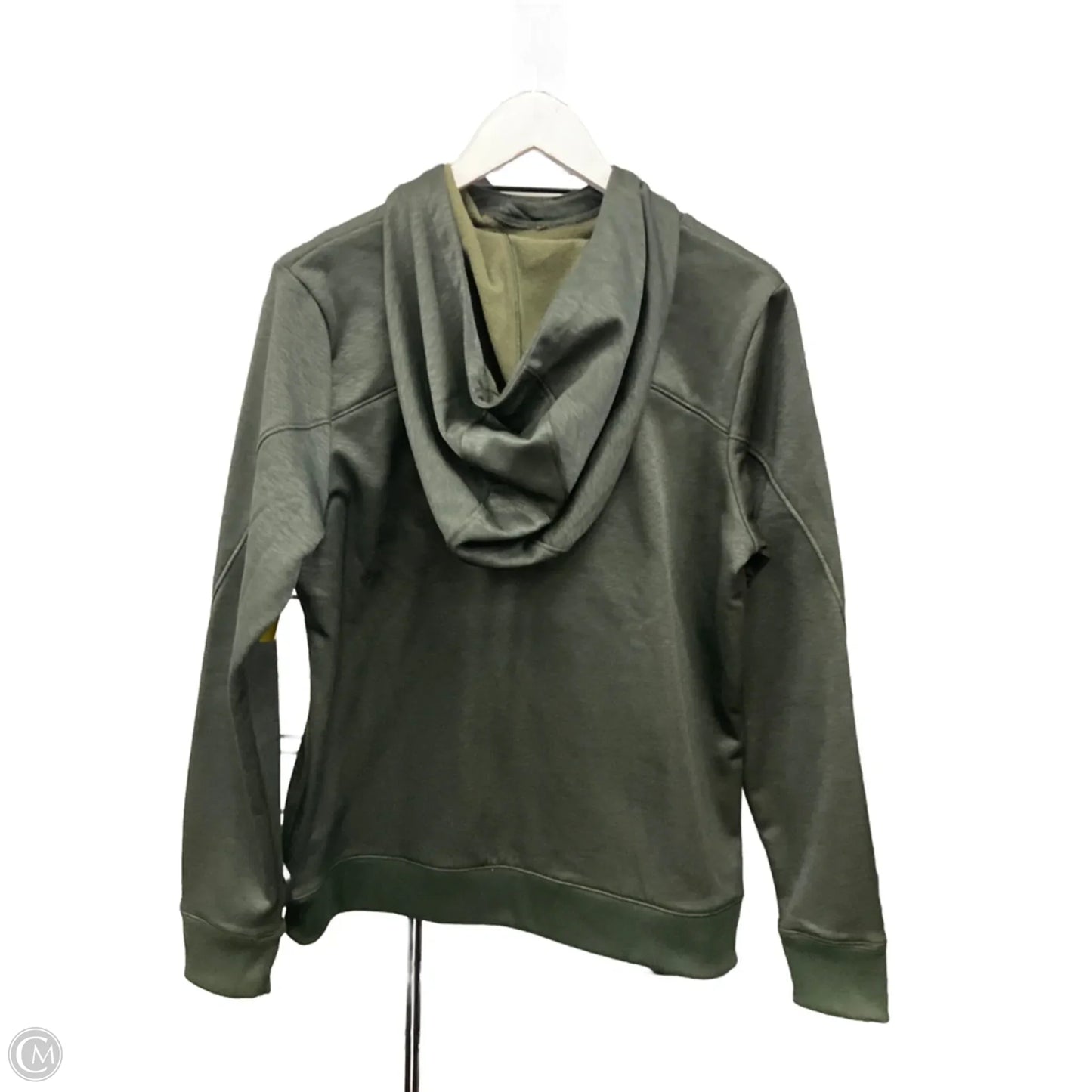 Athletic Sweatshirt Hoodie By Under Armour In Green, Size: M