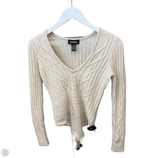 Bodysuit By Express In Beige, Size: Xs