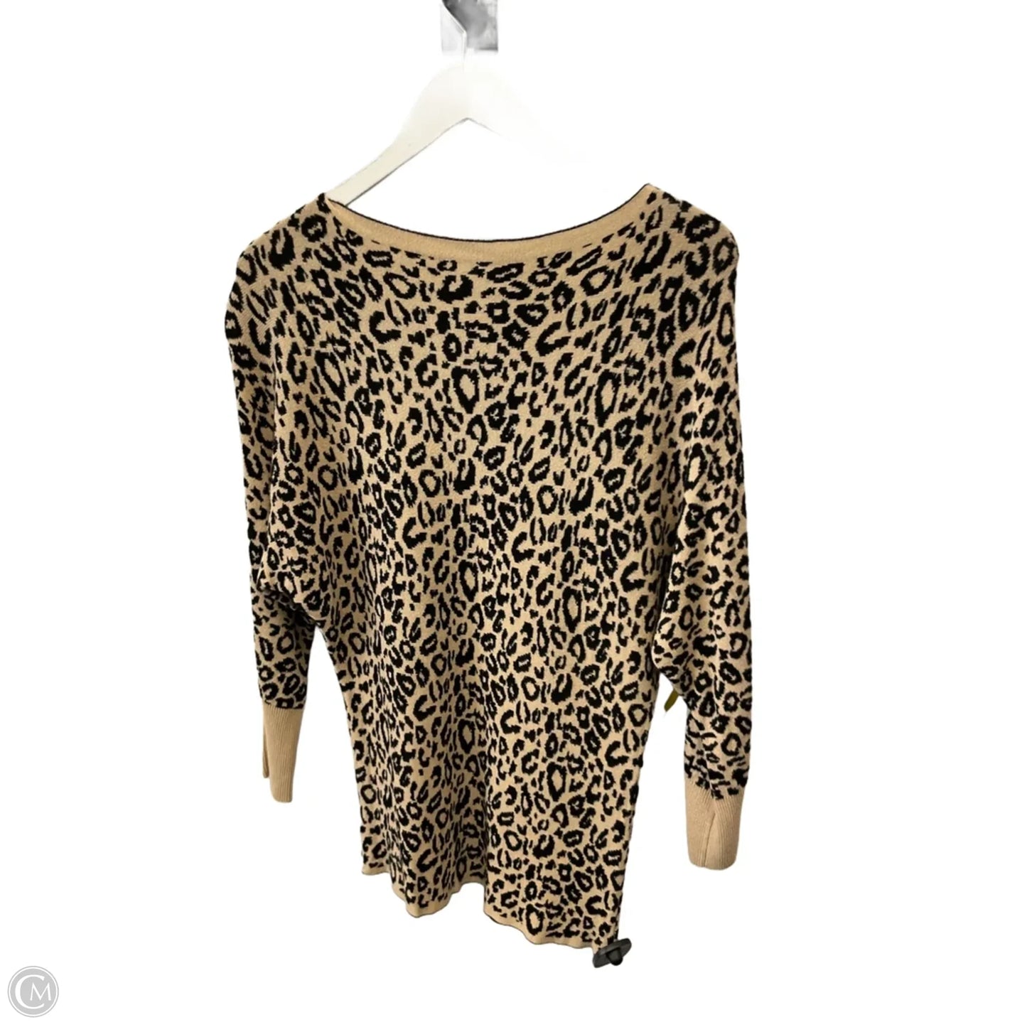 Top Long Sleeve By Maurices In Animal Print, Size: M