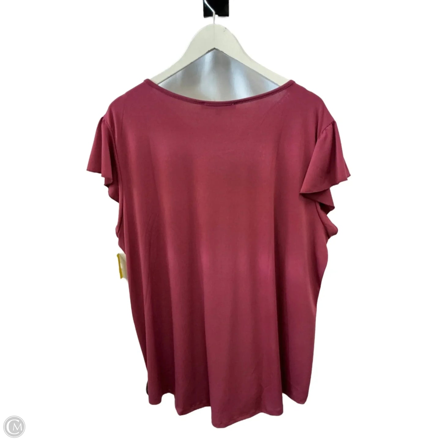 Top Short Sleeve By Sweet Rain In Mauve, Size: 2x