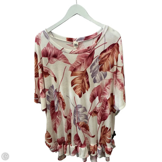 Top Short Sleeve By Sew In Love In Multi-colored, Size: 2x