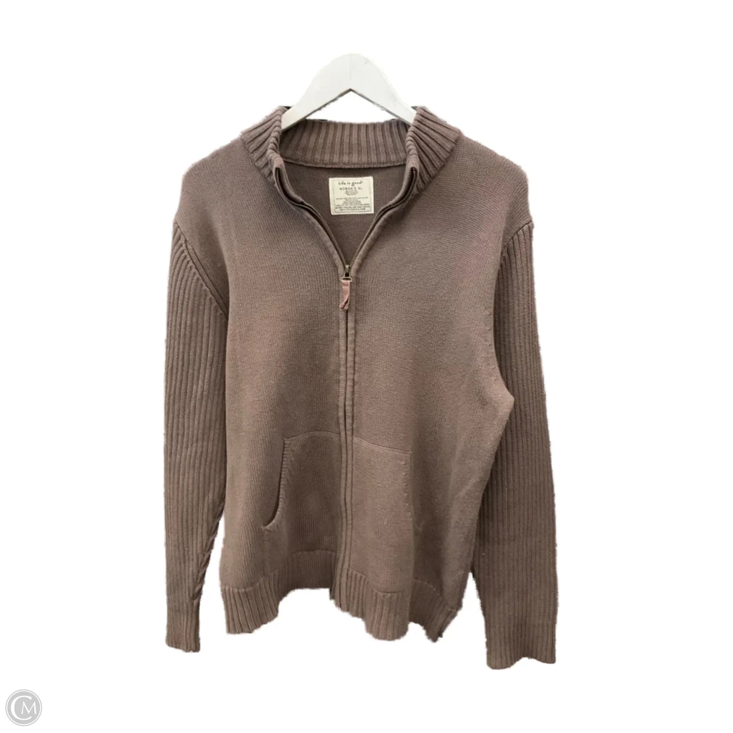 Cardigan By Life Is Good In Brown, Size: Xl