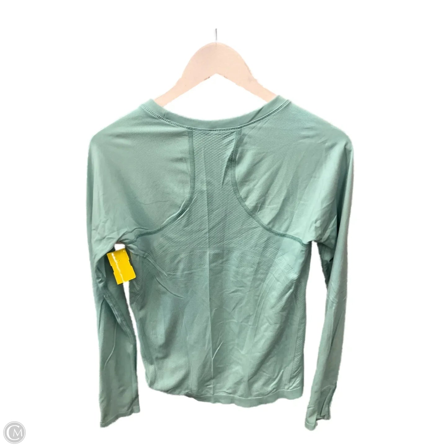 Athletic Top Long Sleeve Crewneck By Athleta In Green, Size: M