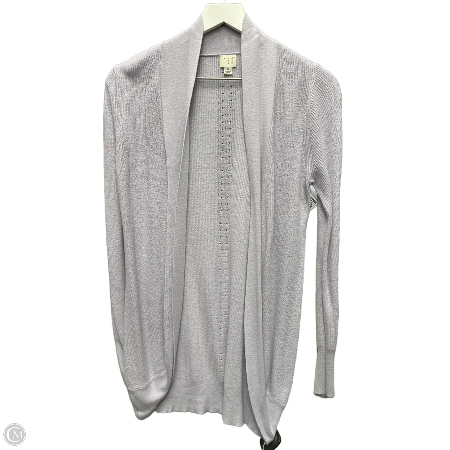 Sweater Cardigan By A New Day In Purple, Size: M