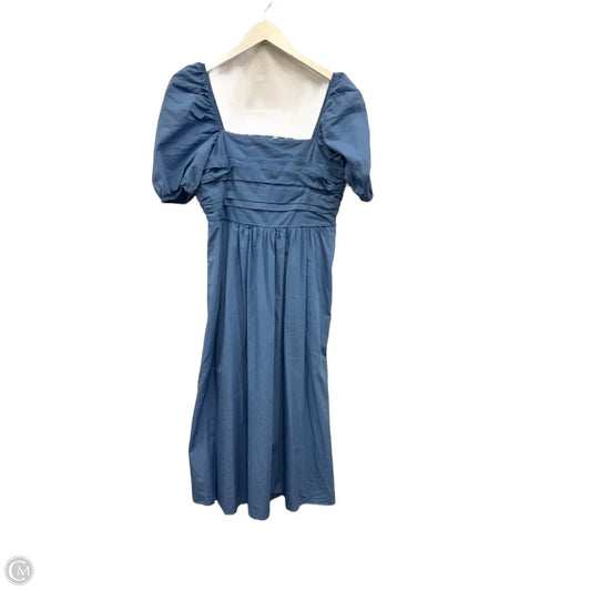 Dress Casual Midi By Boden In Blue, Size: Lp
