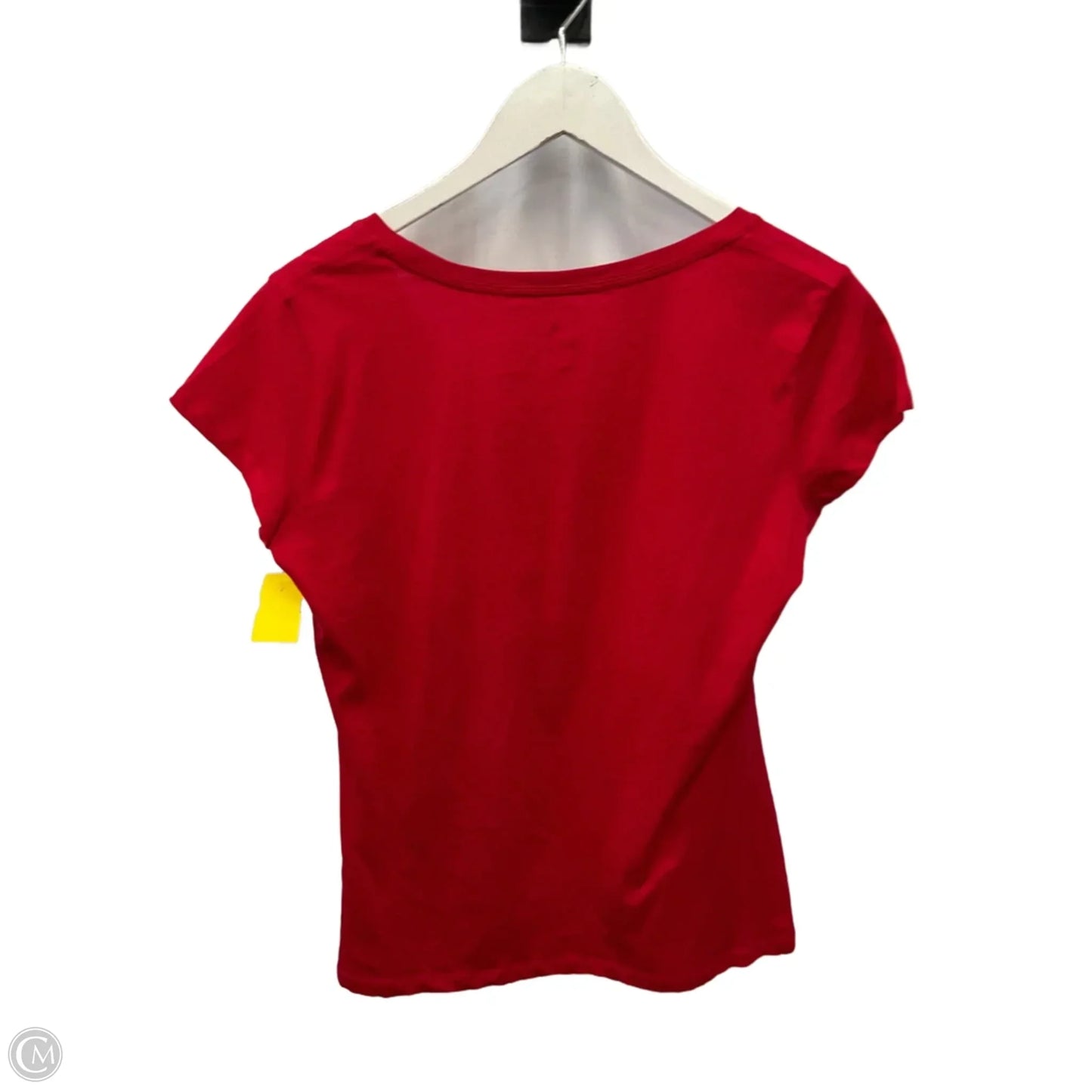 Top Short Sleeve By Clothes Mentor In Red, Size: M