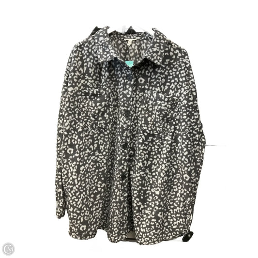 Jacket Fleece By Maurices In Grey, Size: 2x