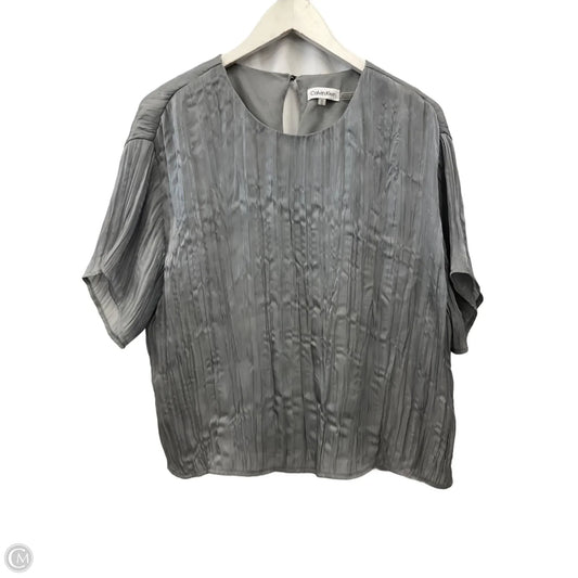 Skirt Set 2pc By Calvin Klein In Grey, Size: M