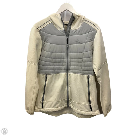 Athletic Jacket By L.l. Bean In Cream, Size: M