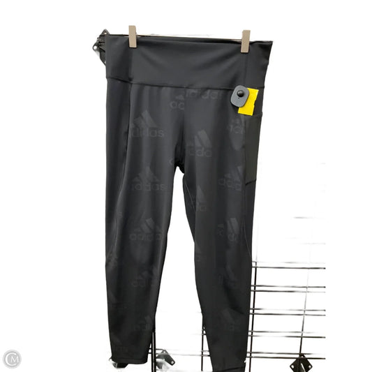 Athletic Leggings By Adidas In Black, Size: Xl