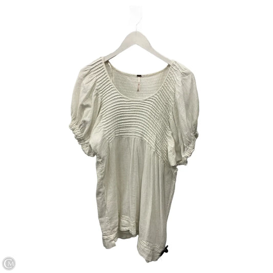 Tunic Short Sleeve By Free People In White, Size: S