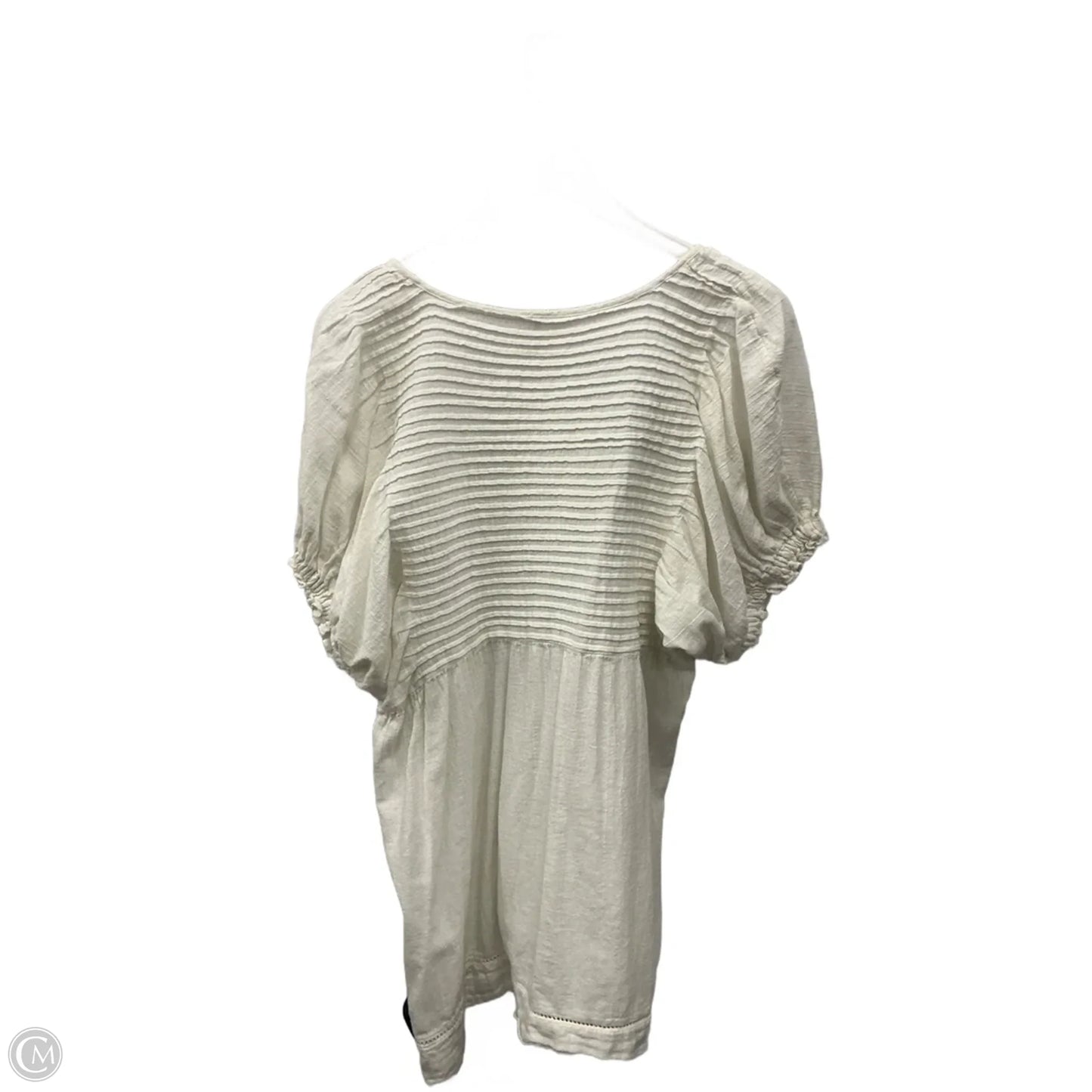 Tunic Short Sleeve By Free People In White, Size: S