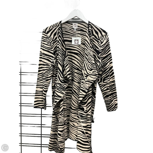 Cardigan By Anne Klein In Animal Print, Size: M