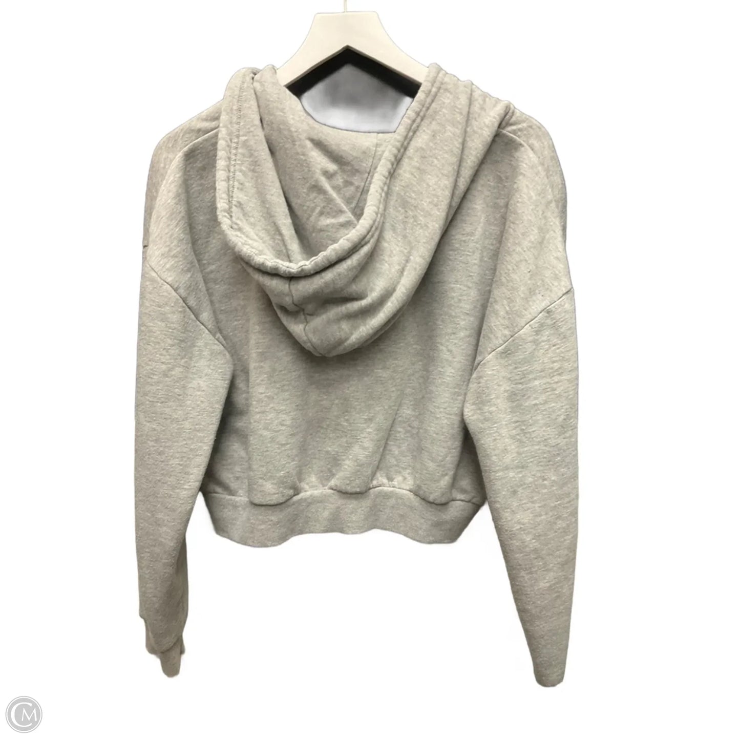 Athletic Jacket By Forever 21 In Grey, Size: Xl