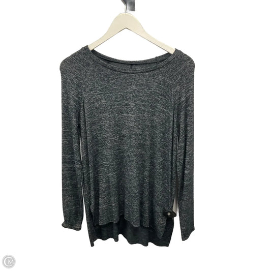 Top Long Sleeve By American Eagle In Grey, Size: Xs
