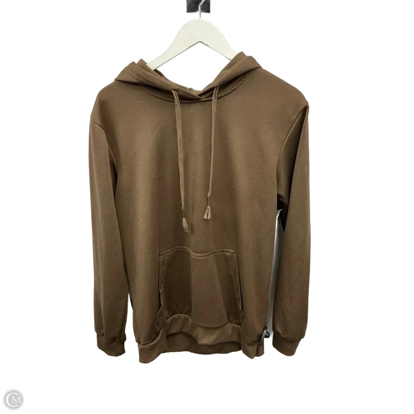 Sweatshirt Hoodie By Cmf In Brown, Size: M