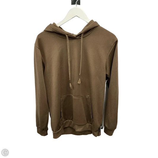 Sweatshirt Hoodie By Cmf In Brown, Size: M