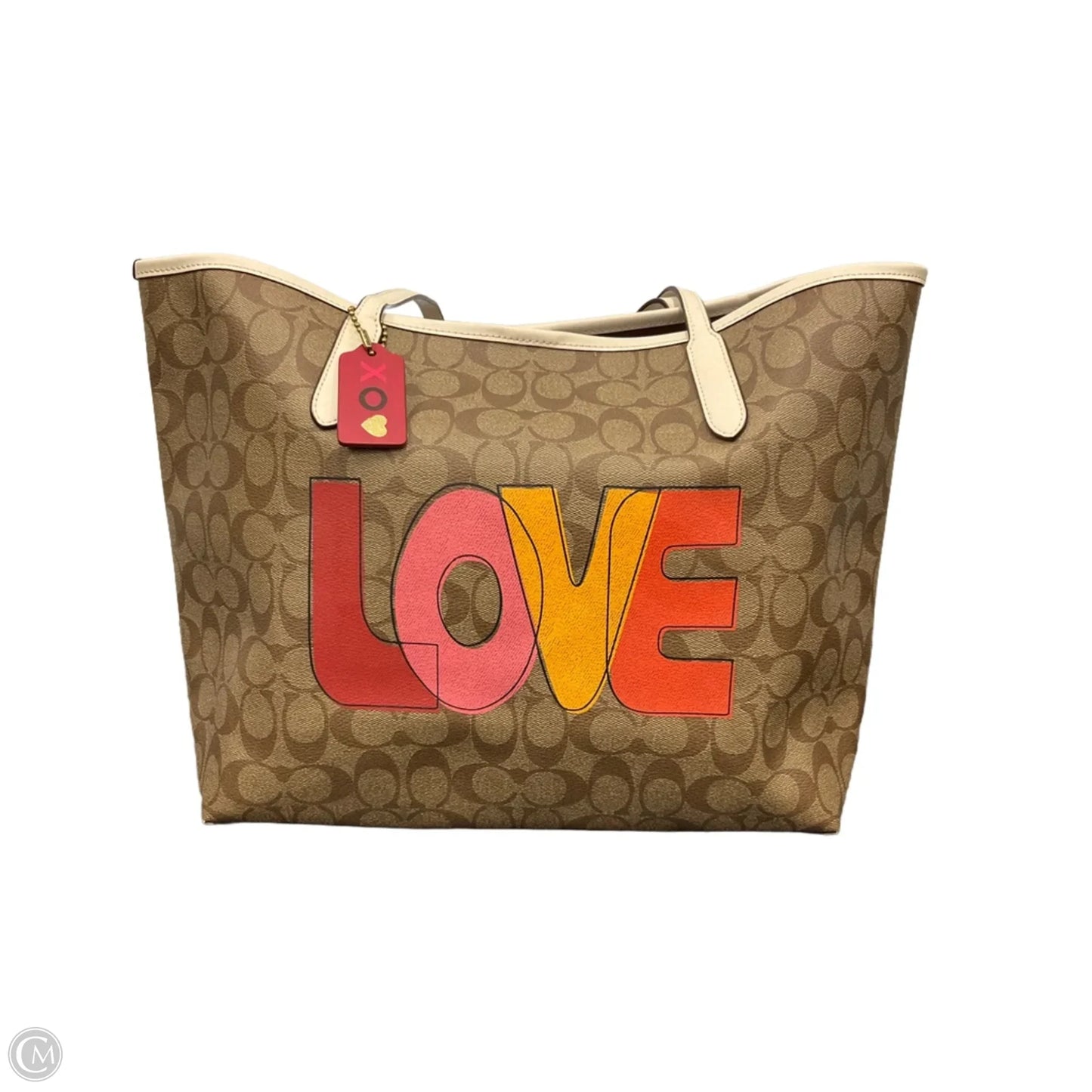 Tote Designer By Coach, Size: Large