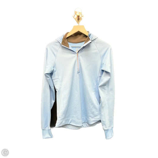 Athletic Top Long Sleeve Hoodie By Nike Apparel In Blue, Size: S
