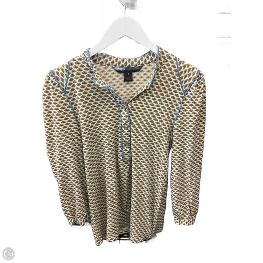 Top 3/4 Sleeve Designer By Marc By Marc Jacobs In Multi-colored, Size: M