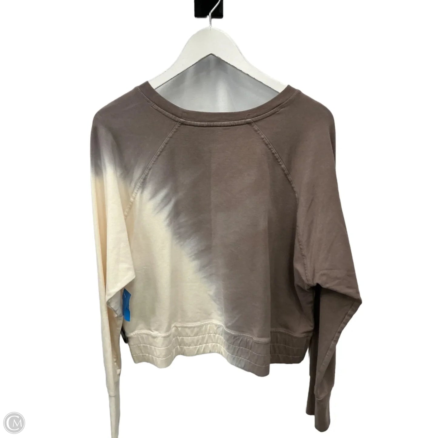 Sweatshirt Crewneck By Joy Lab In Brown & Gold, Size: Xl