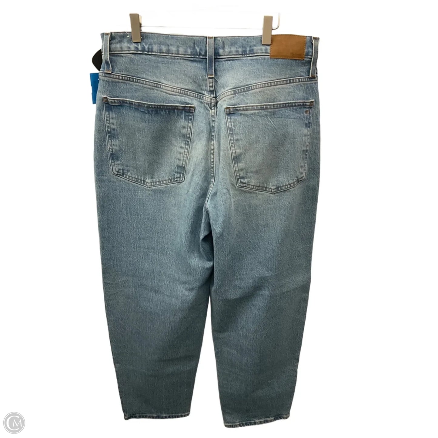 Jeans Straight By Madewell In Blue Denim, Size: 10