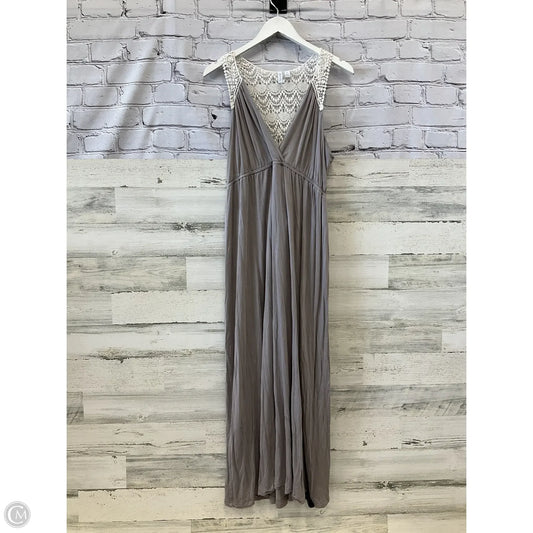 Dress Casual Maxi By Relativity In Taupe, Size: Xl